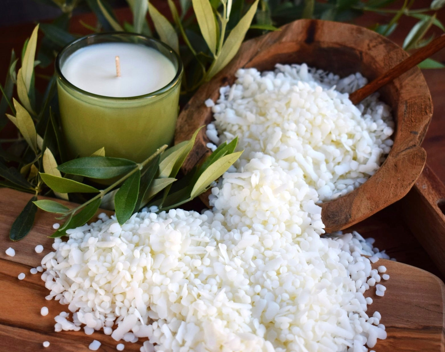 Cera de Oliva para velas en vaso (BPF)
