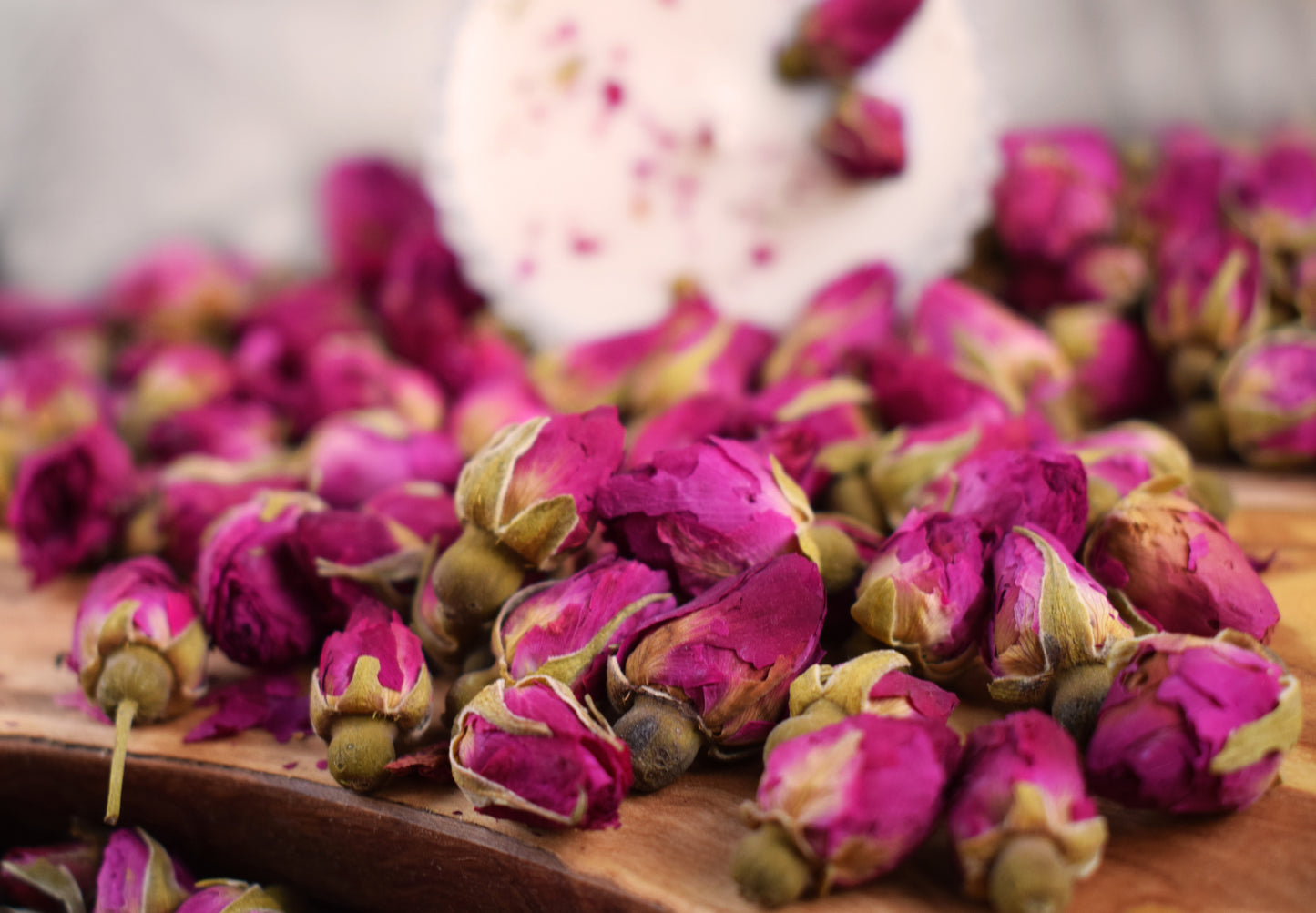 Brotes de Rosas Púrpura