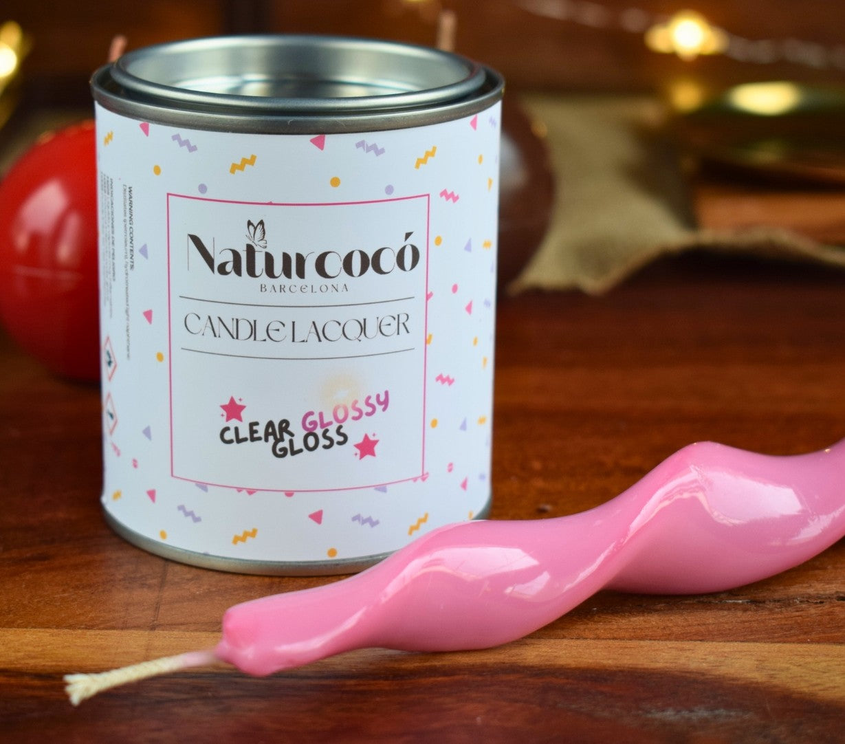 Laca / Barniz para velas efecto brillo (GLOSSY CANDLES)