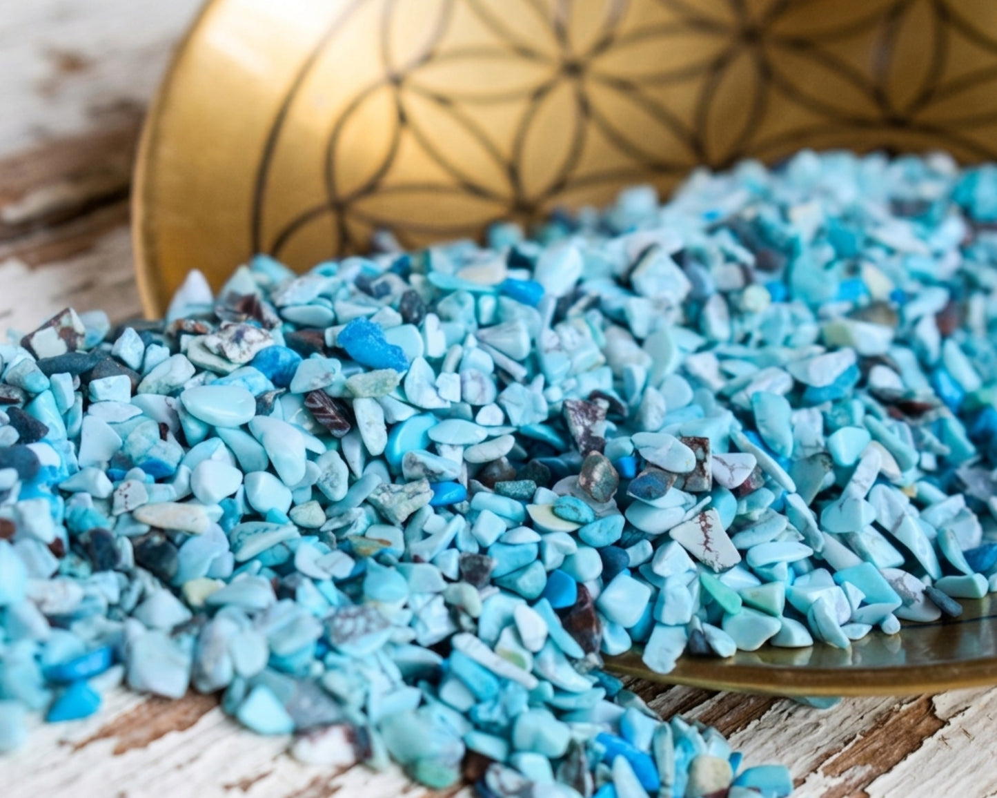 Mineral Turquesa en chips