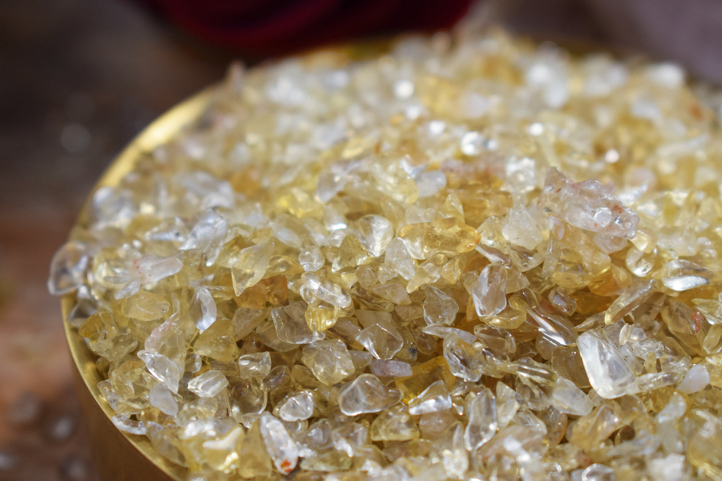 Mineral de Citrino en chips