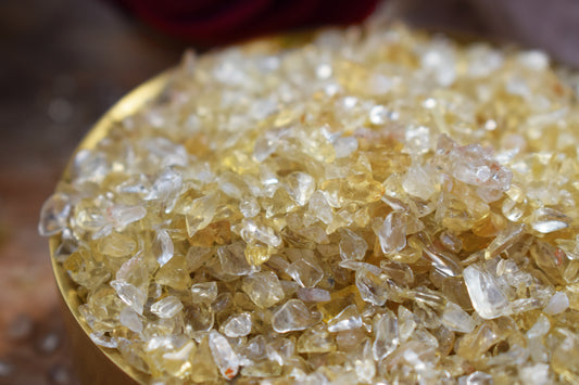 Mineral de Citrino en chips