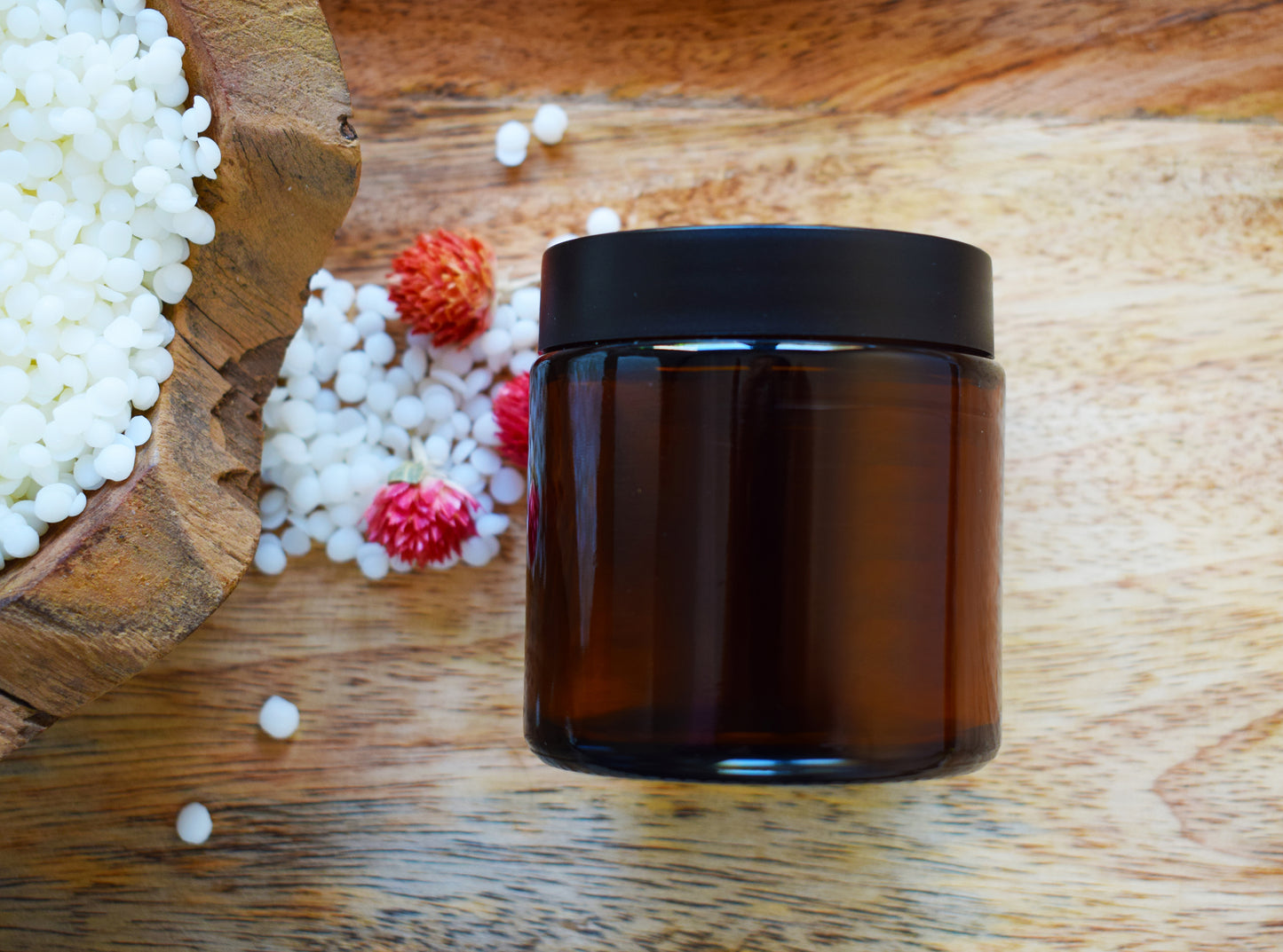 Tarro ámbar con tapa 100 ml