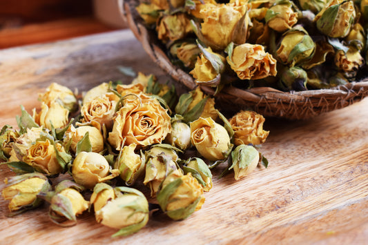 Rosas Naturales Amarillas 25g