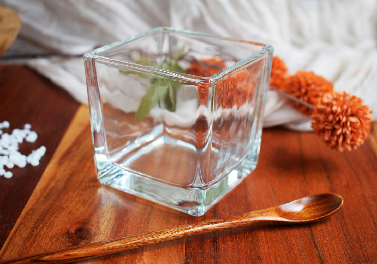 Vaso Cuadrado de vidrio 250 ml