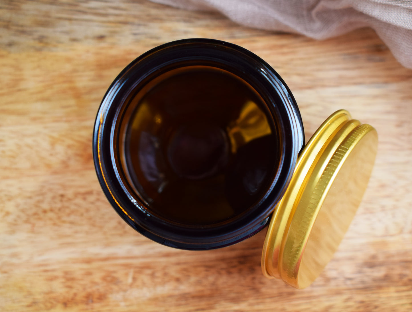 Tarro ámbar con tapa 100 ml