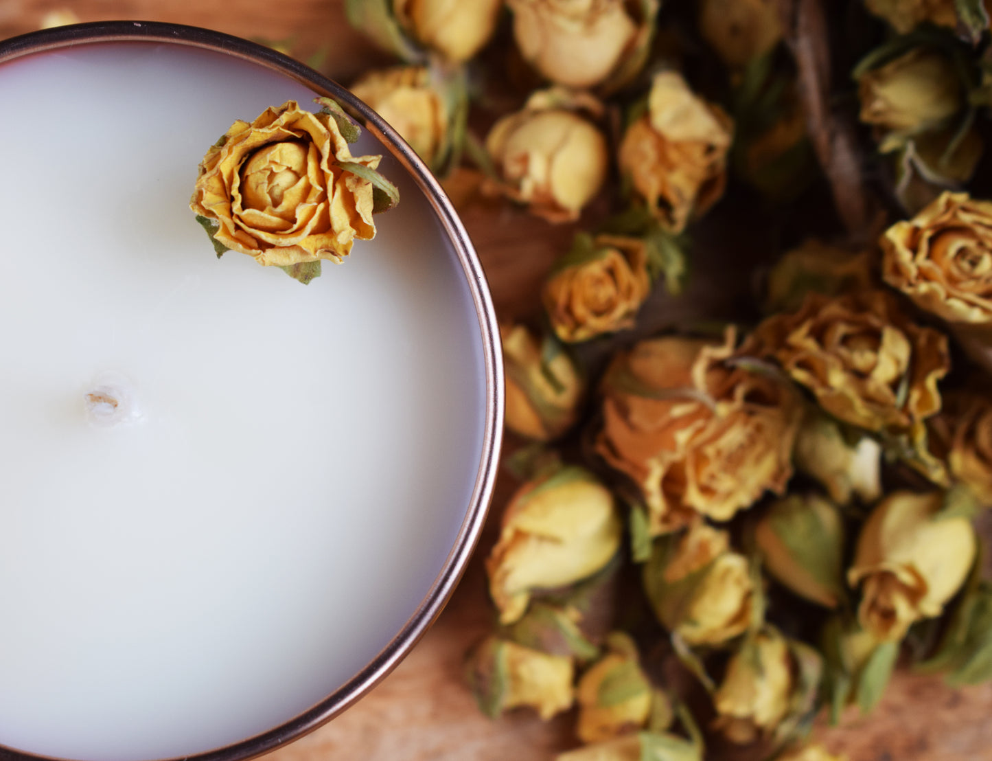 Rosas Naturales Amarillas 25g