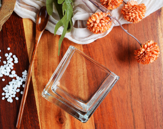 Vaso Cuadrado de vidrio 250 ml