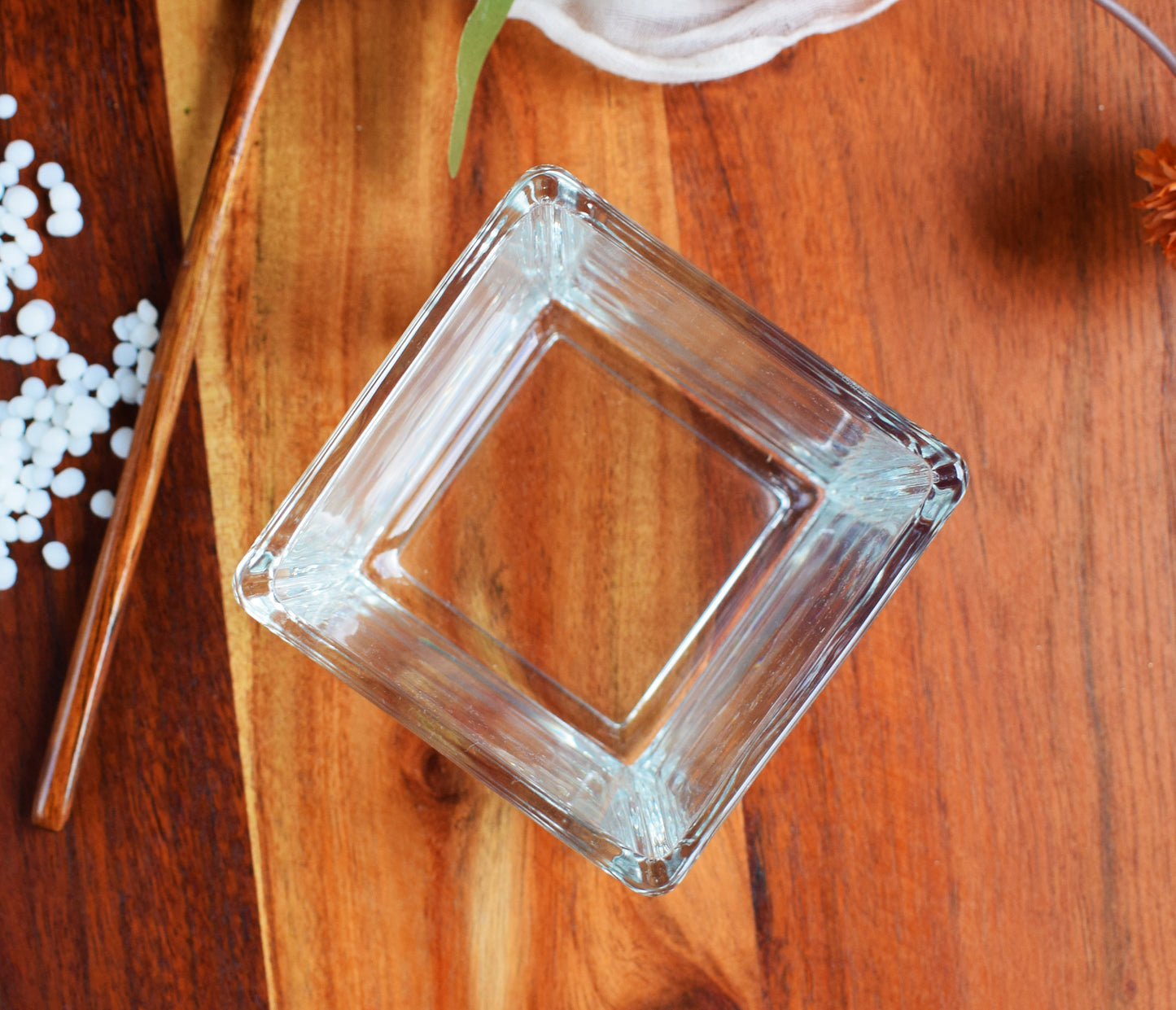 Vaso Cuadrado de vidrio 250 ml