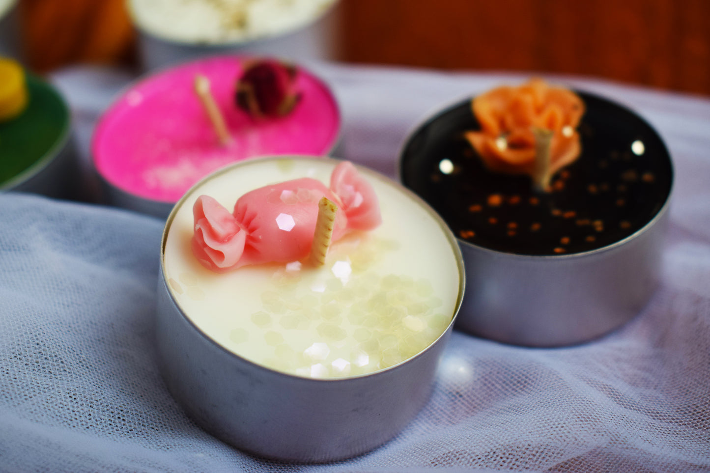 Recipientes para hacer velas de té