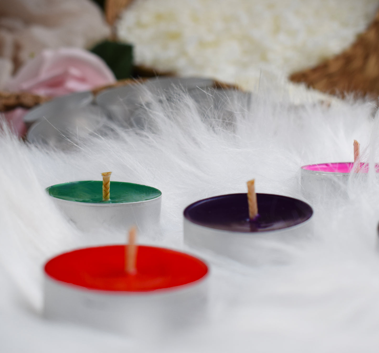 Recipientes para hacer velas de té