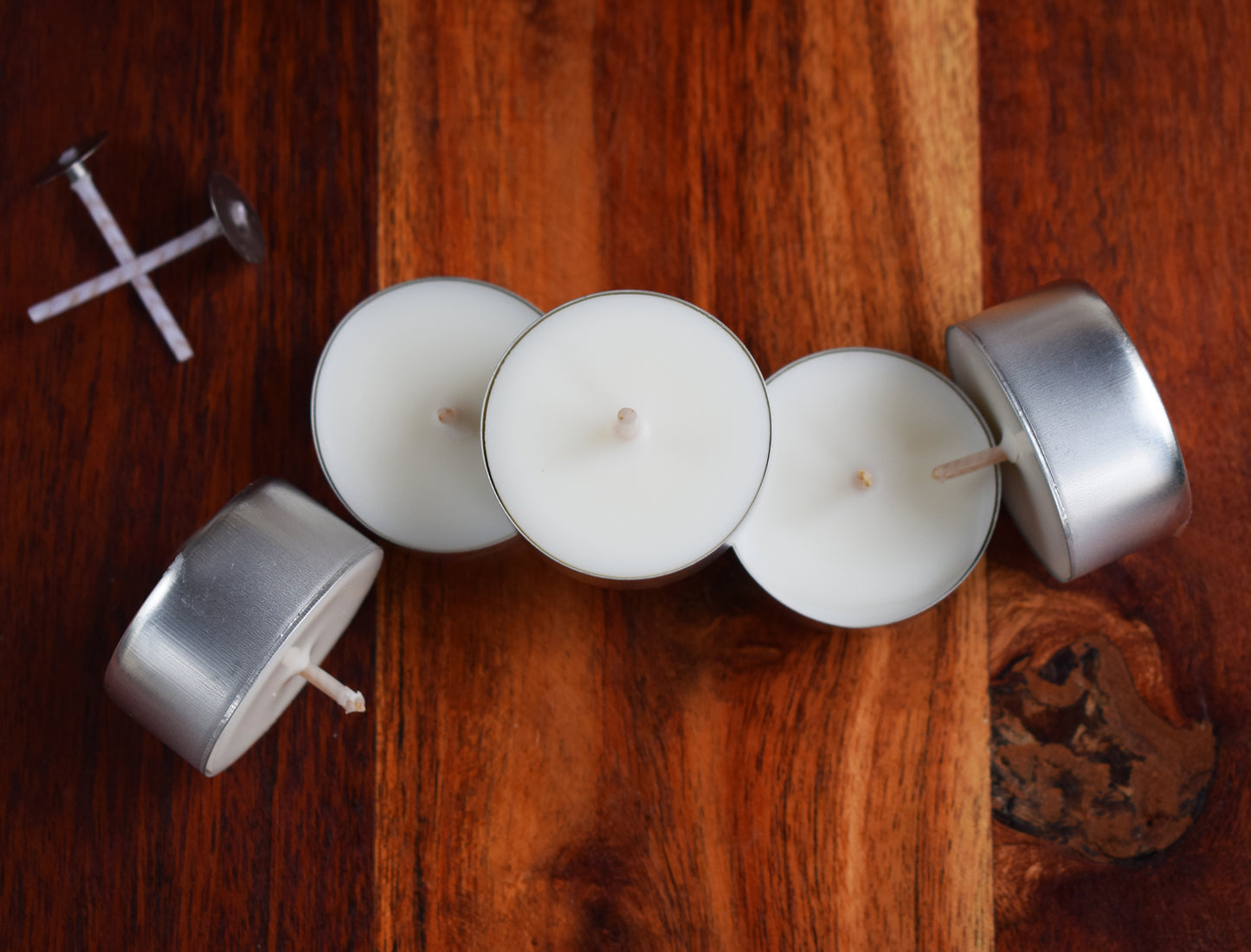 Recipientes para hacer velas de té