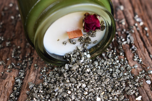 Mineral Pirita en chips