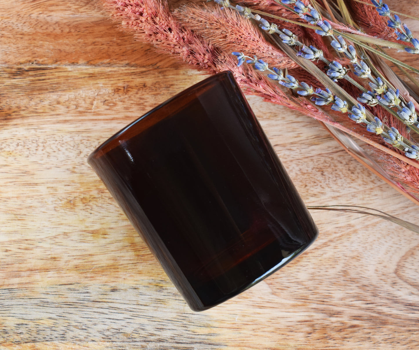 Vaso de vidrio ámbar 180 ml