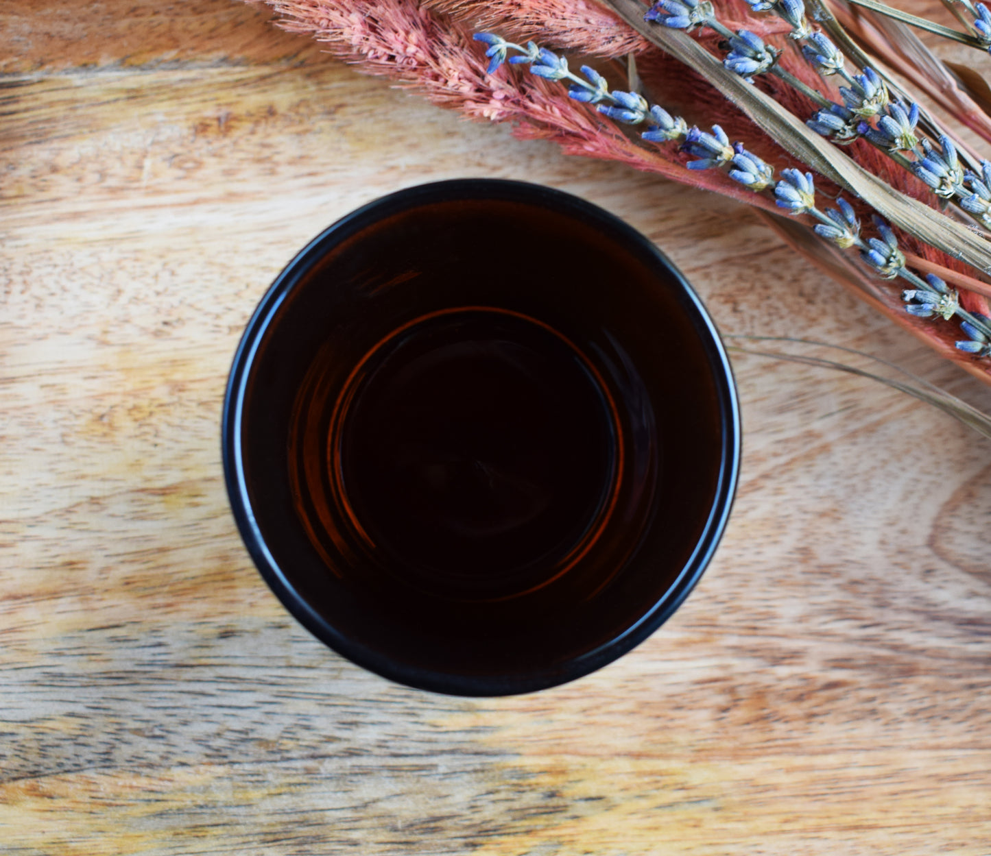 Vaso de vidrio ámbar 180 ml