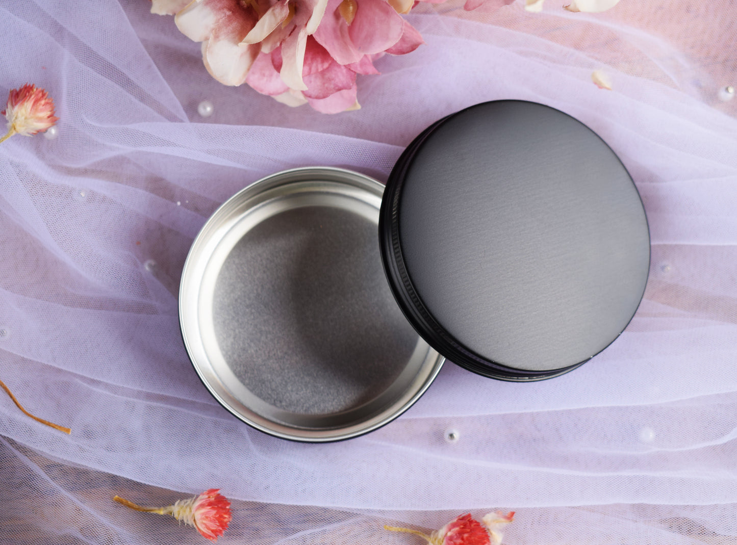 Lata negra tapa rosca 100 ml