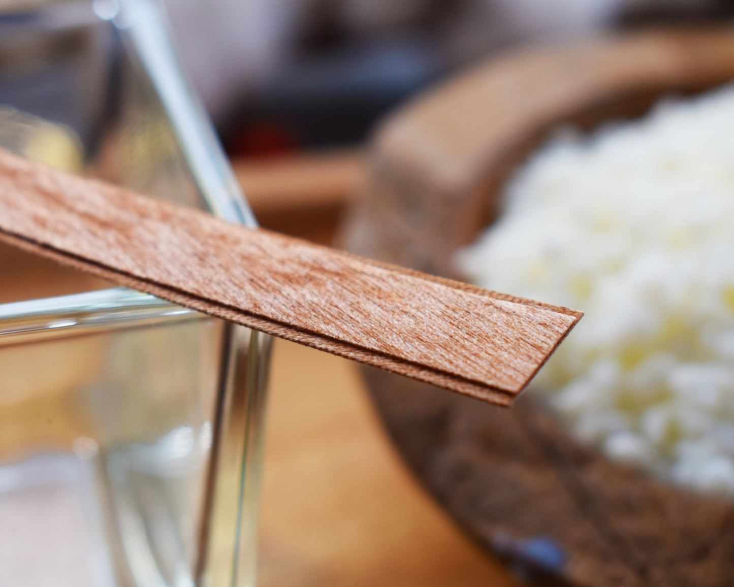 Mecha de madera natural con refuerzo o Dual