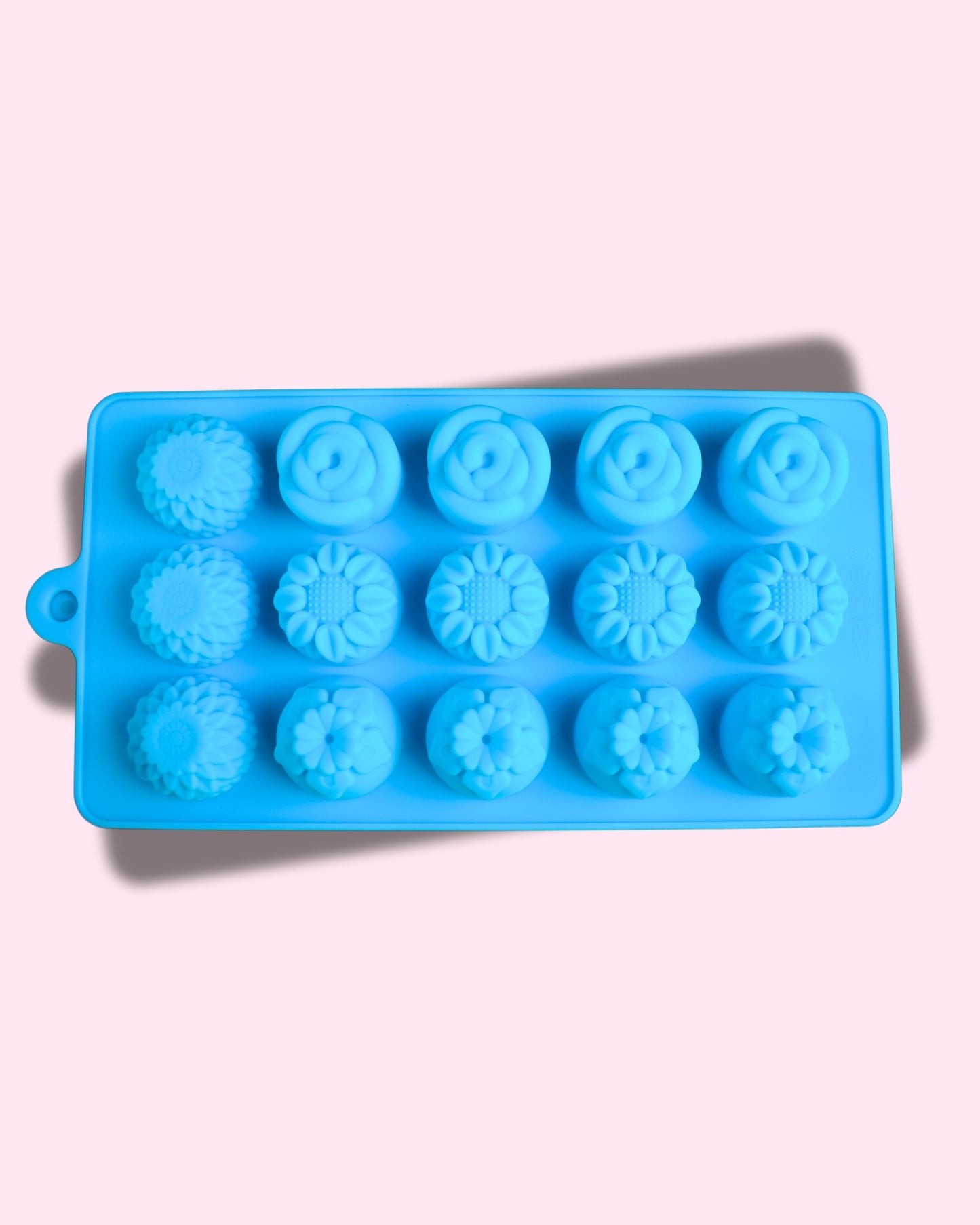 Molde silicona: Flores variadas