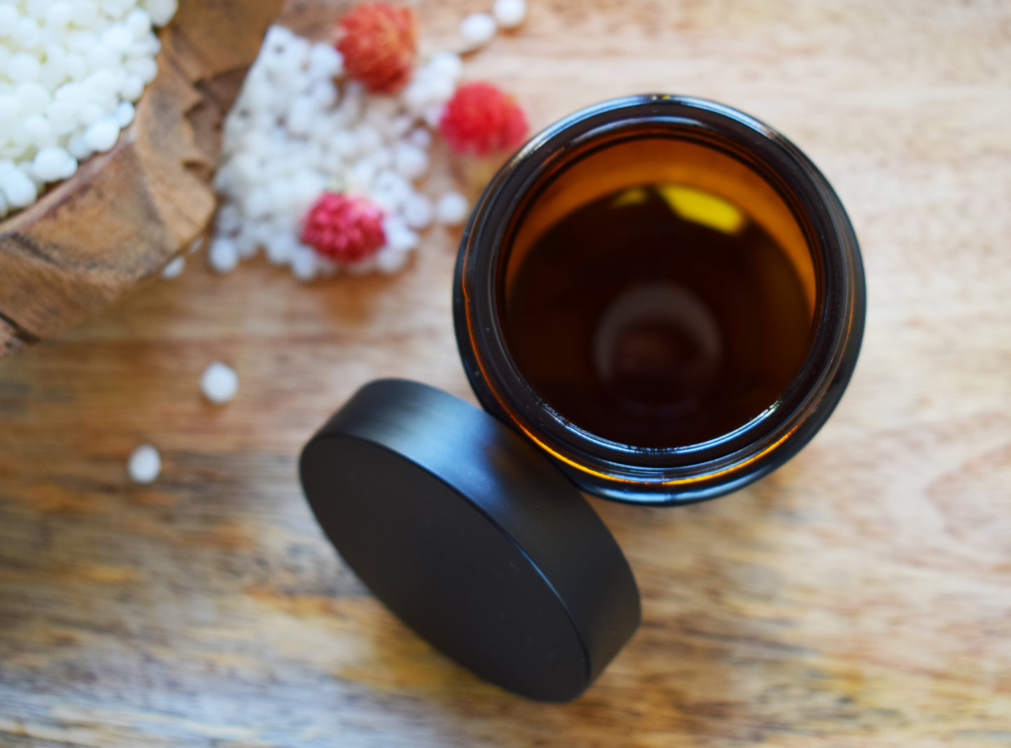 Tarro ámbar con tapa 100 ml