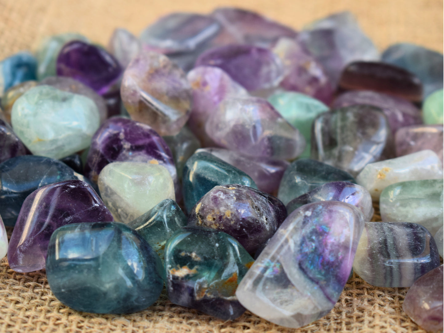 Mineral Fluorita Arco Iris 1u