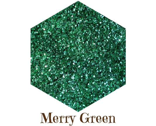 Glitter Biodegradable Merry Green