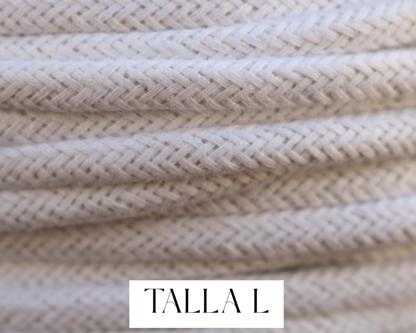 Mecha sin encerar para EXTERIOR de algodón natural