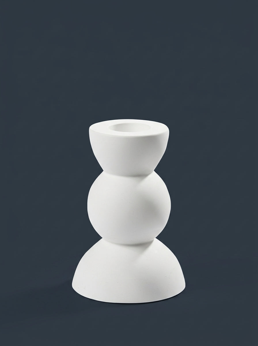 Molde de Silicona para Portavelas Minimalista (8,5 x 5,5 cm) – Resina y Cerámica