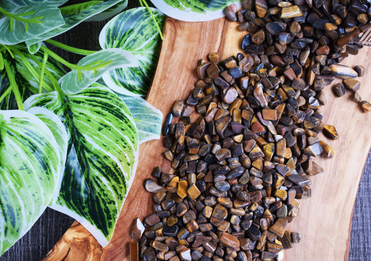 Mineral Ojo de Tigre en chips