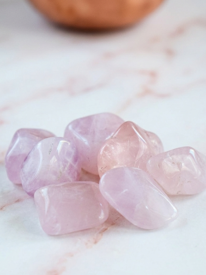 Rodado de Cuarzo Rosa Natural (Piedra del Amor y la Sanación Emocional)