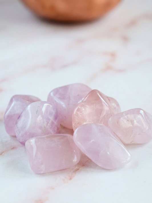 Rodado de Cuarzo Rosa Natural (Piedra del Amor y la Sanación Emocional)