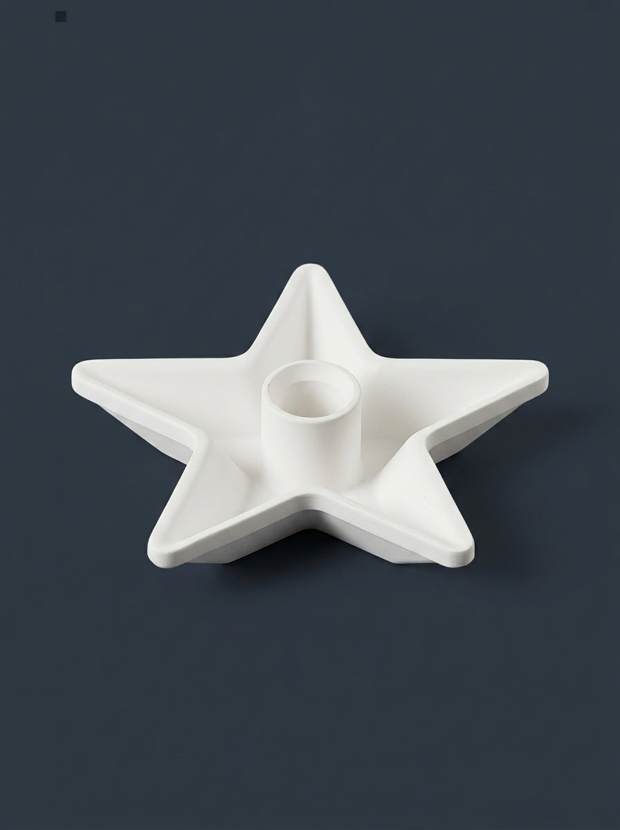 Molde de Silicona para Portavelas Estrella  – Resina y Cerámica