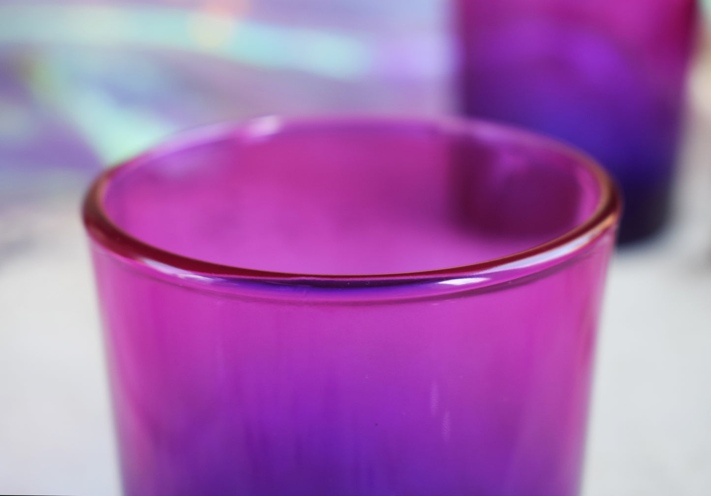 Vaso de vidrio difuminado 180ml