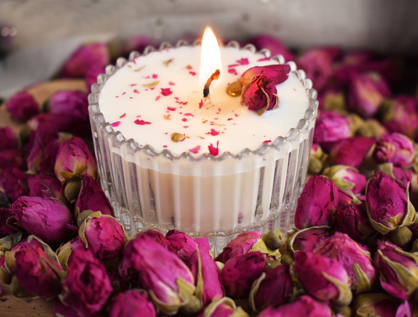 Brotes de Rosas Púrpura 25g