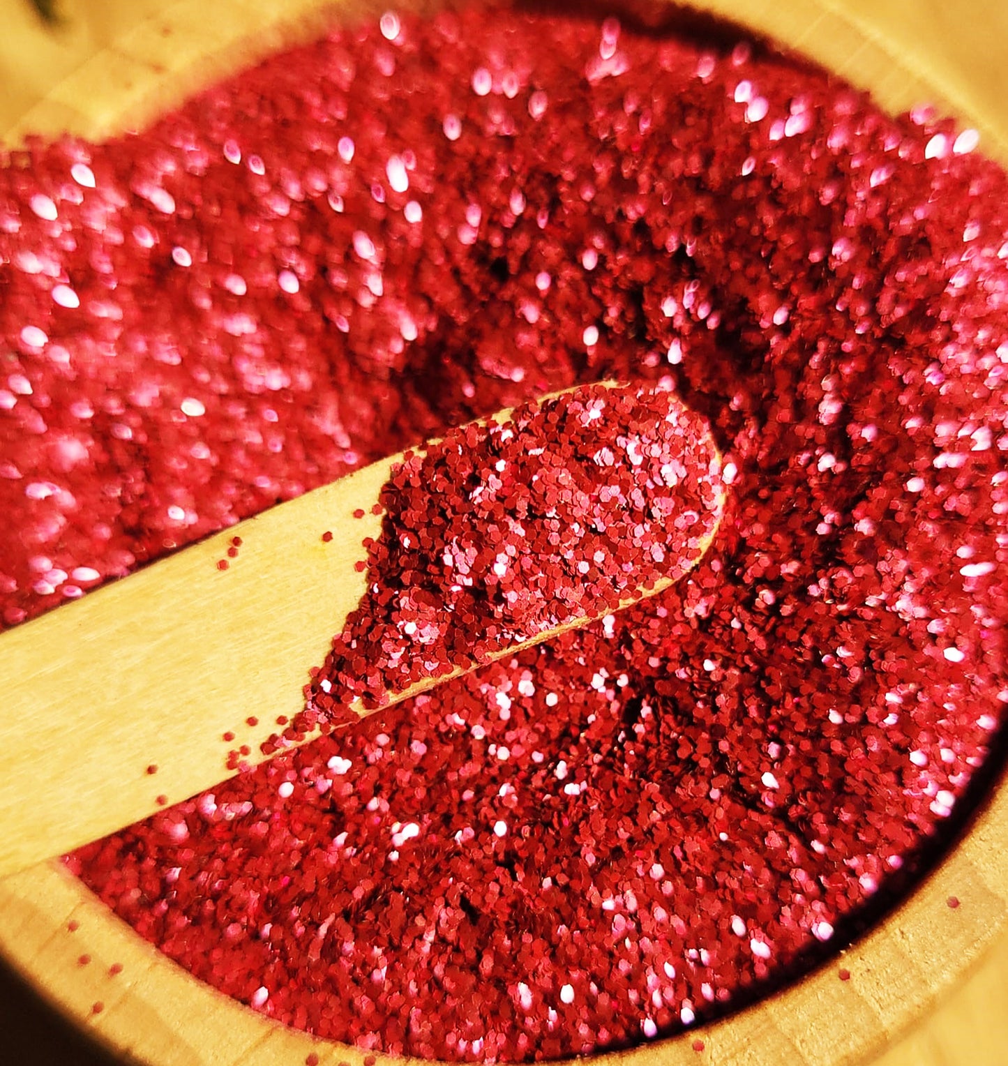Glitter Biodegradable Red Ruby