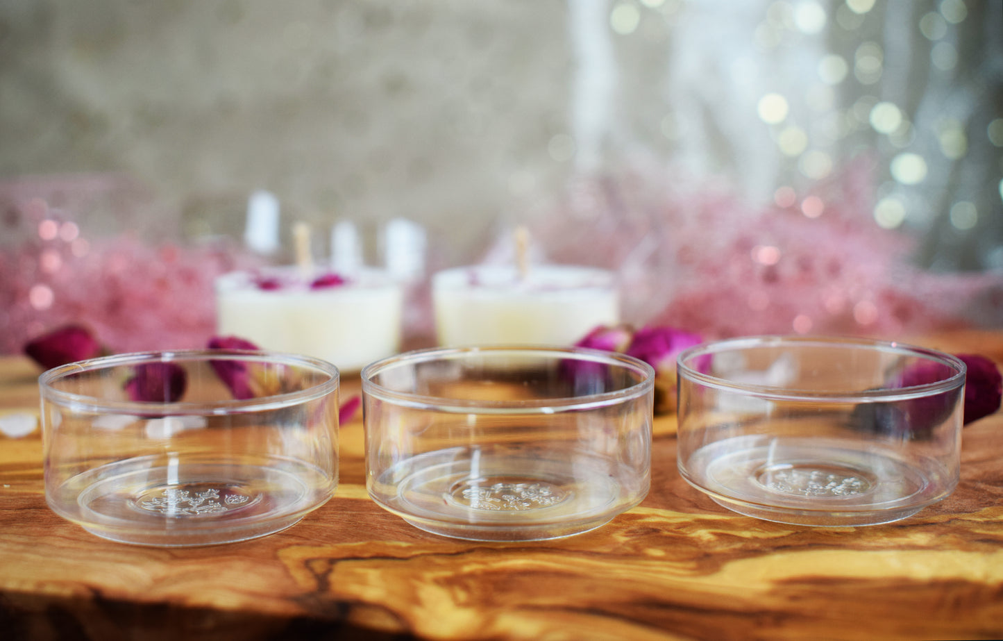 Recipientes para hacer velas de té Policarbonato