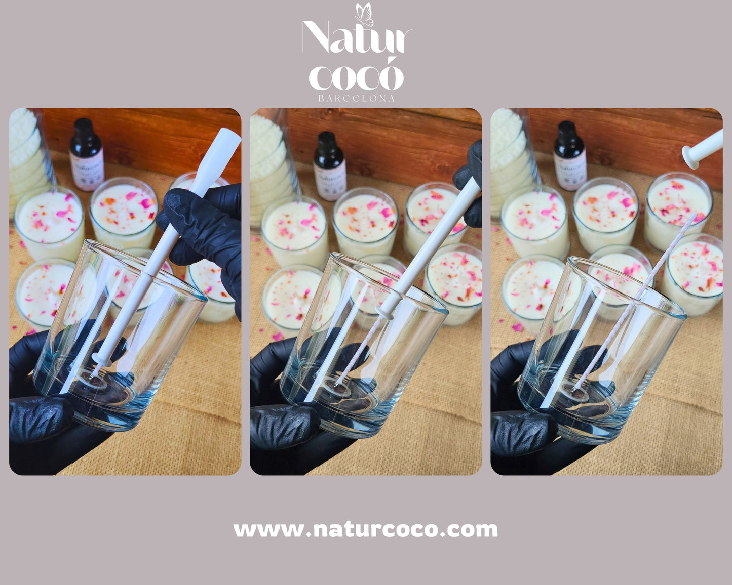 Tubo para colocar mecha