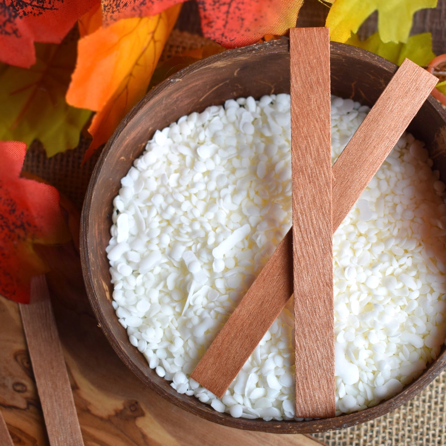 Mecha de Madera natural Pack 10u